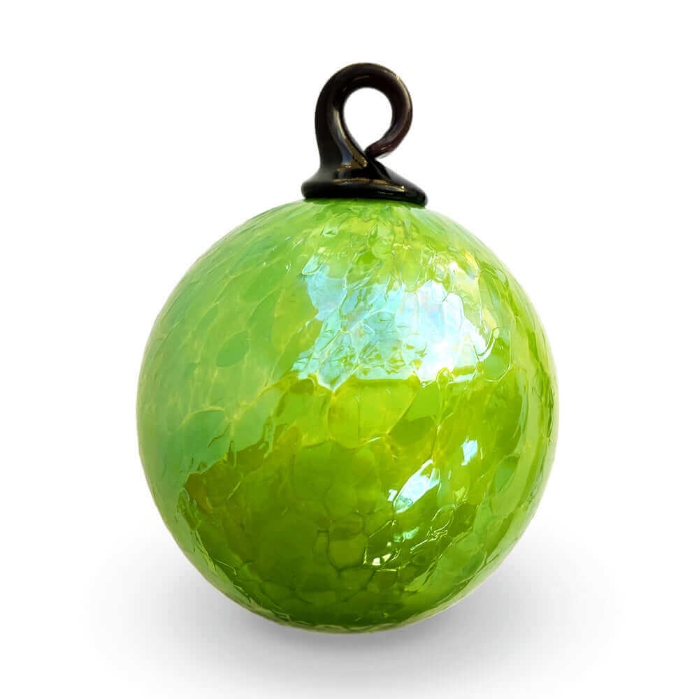 The Green One Handmade Glass Ornament Glass Eye Studio