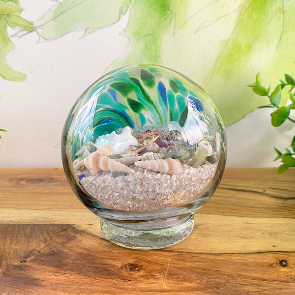 Teal Sea Globes