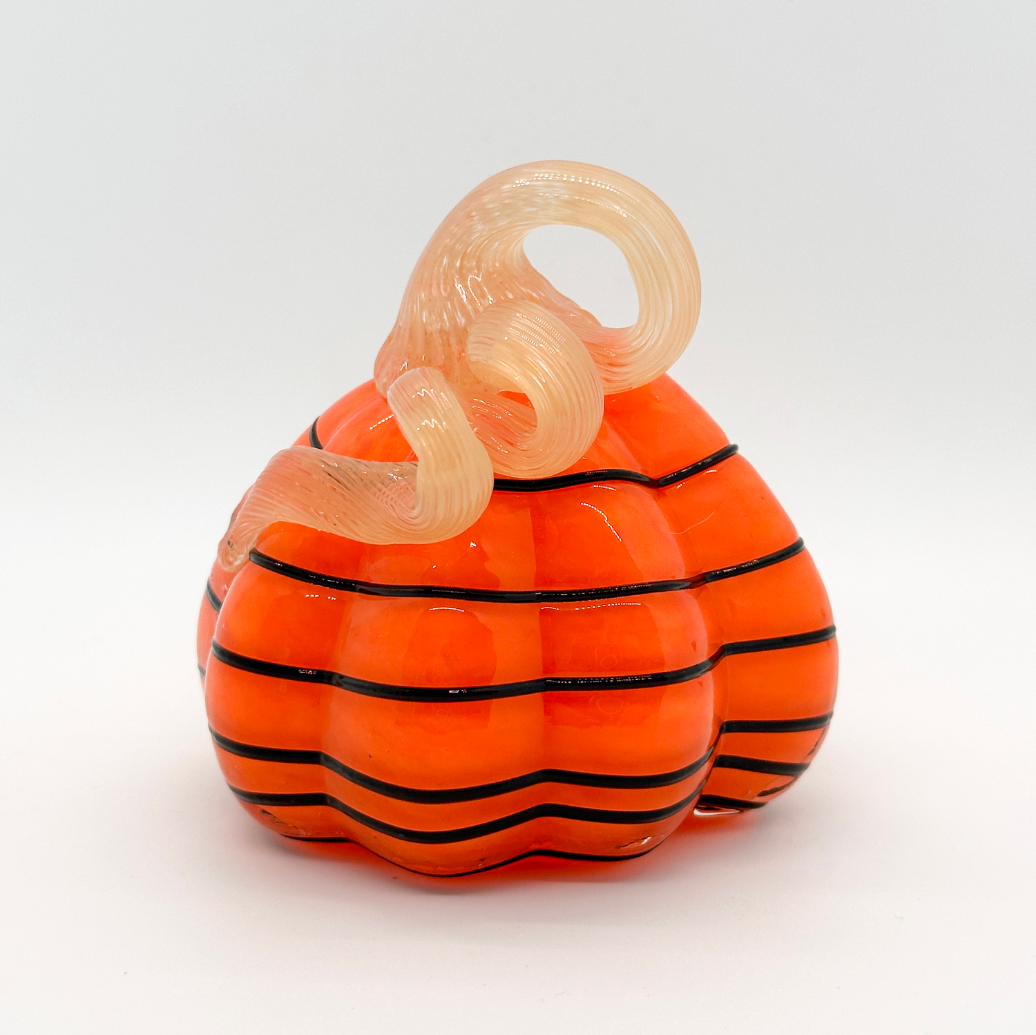 Saffron Stripes Mini Gourd