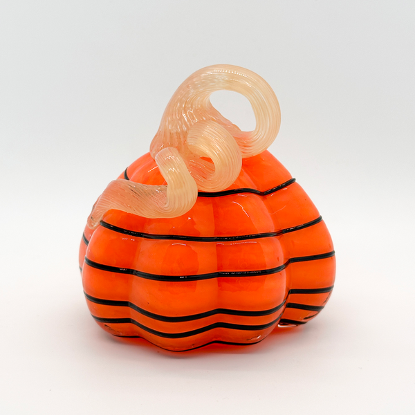 Saffron Stripes Mini Gourd