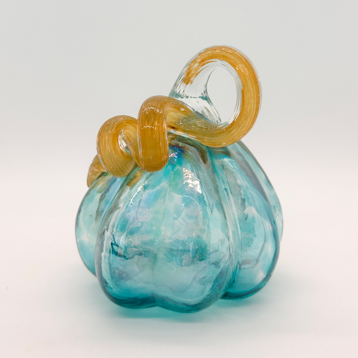 Teal Twilight Mini Gourd