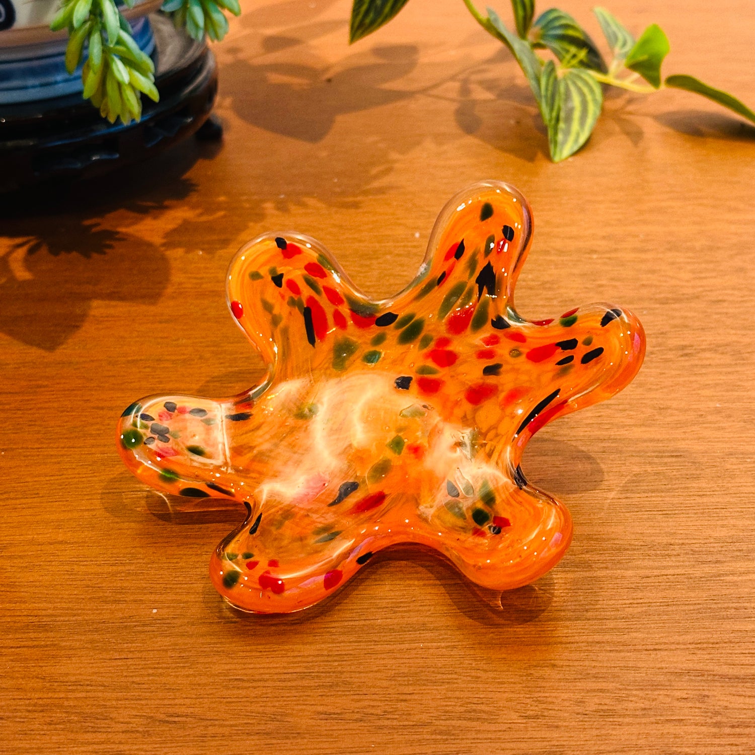 Tangerine Confetti Flower