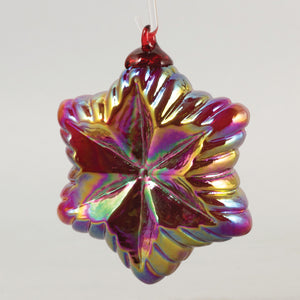Glass Eye Studio: Artisan Heart Ornaments: Cupid Red - Helen Winnemore's