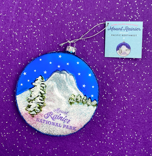Mount Rainier Ornament