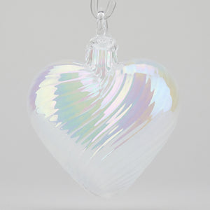 june heart birthstone ornament handmade glass