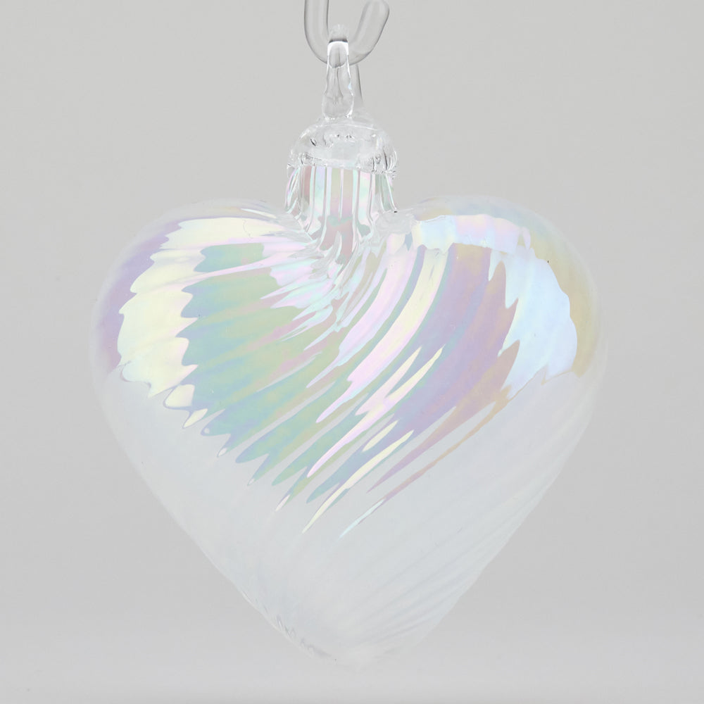 june heart birthstone ornament handmade glass